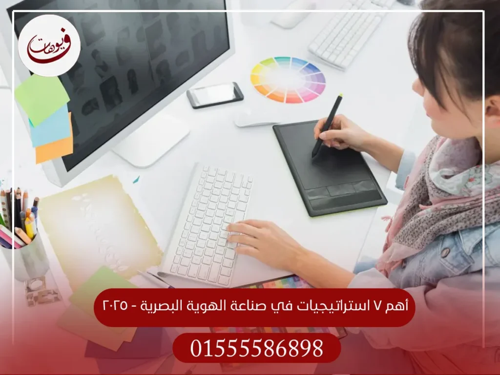 أهم 7 استراتيجيات في صناعة الهوية البصرية – 2025